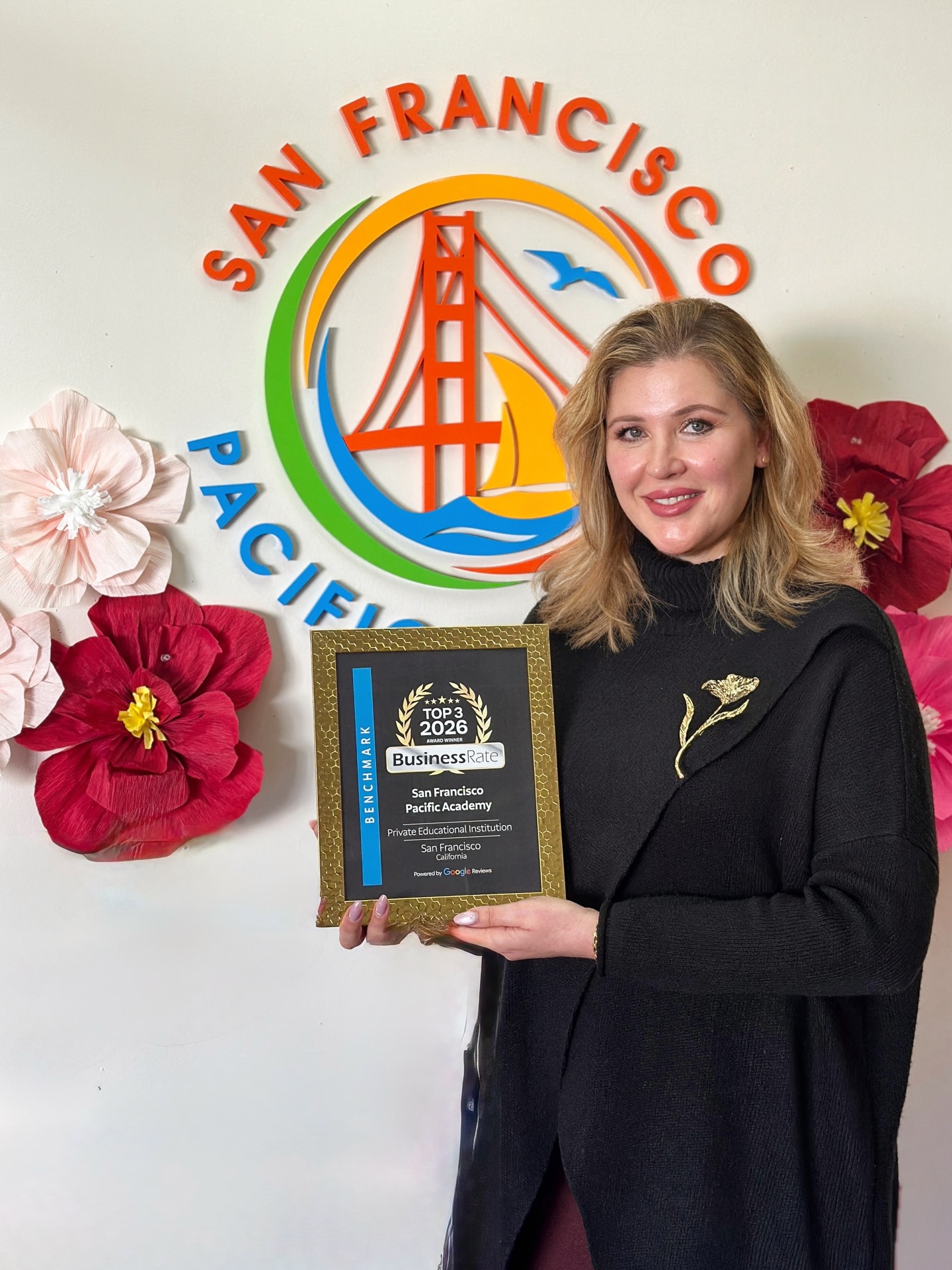 ✨ С гордостью делимся интересной новостью!

San Francisco Pacific Academy вошла в тройку лучших частных учебных заведений Сан-Франциско по версии BusinessRate на основе подтвержденных данных Google...